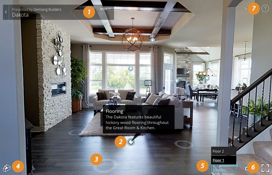 Demlang Builders - 3D Tour Navigation