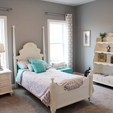 Bedroom in the Brooklyn model home