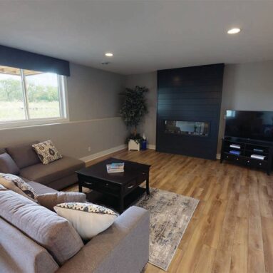 The Brooklyn II at Sanctuary at Good Hope Subdivision, Lower Level Family Room