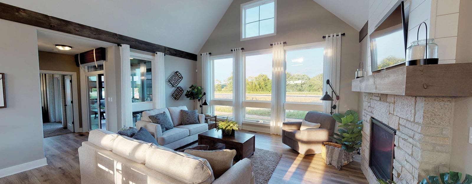 Demlang-Blog-Images3 Interior view of The Harper living room, featuring Alliance windows