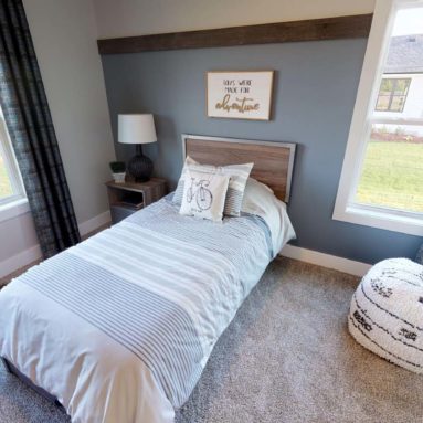 Demlang Builders - The Harper model home 2nd bedroom