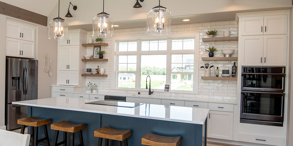 The Harper model home kitchen