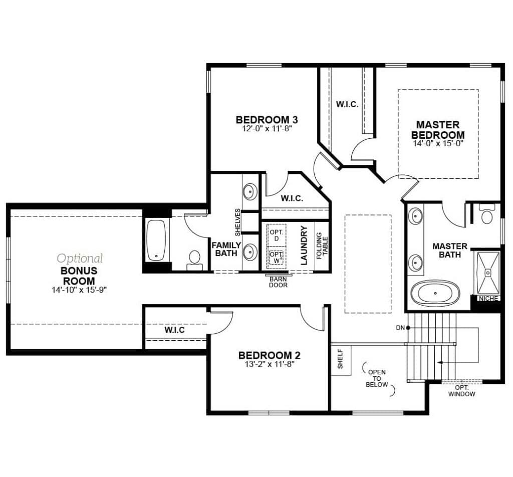 Genevieve-2nd-floor-plan-options The Genevieve second floor plan