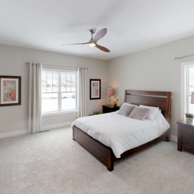 The Brooklyn at Lake Country Village interior of the master bedroom