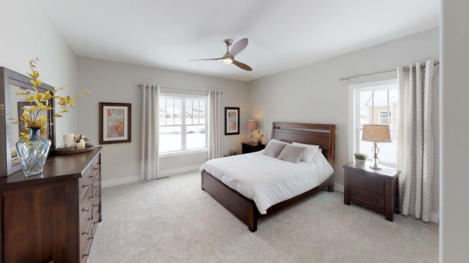 The Brooklyn at Lake Country Village interior of the master bedroom