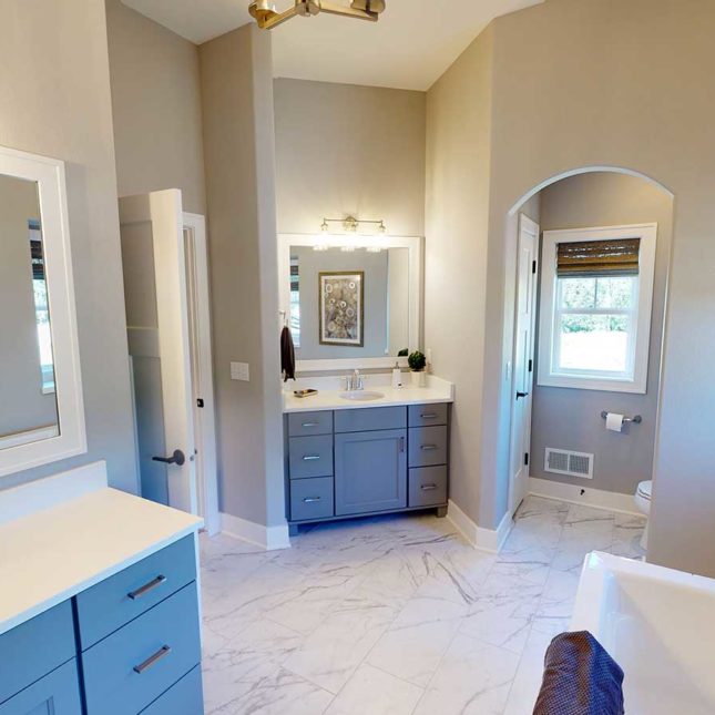 The Dakota at Harvest Hills Master Bathroom