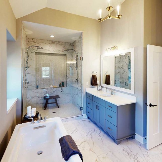 The Dakota at Harvest Hills Master Bathroom