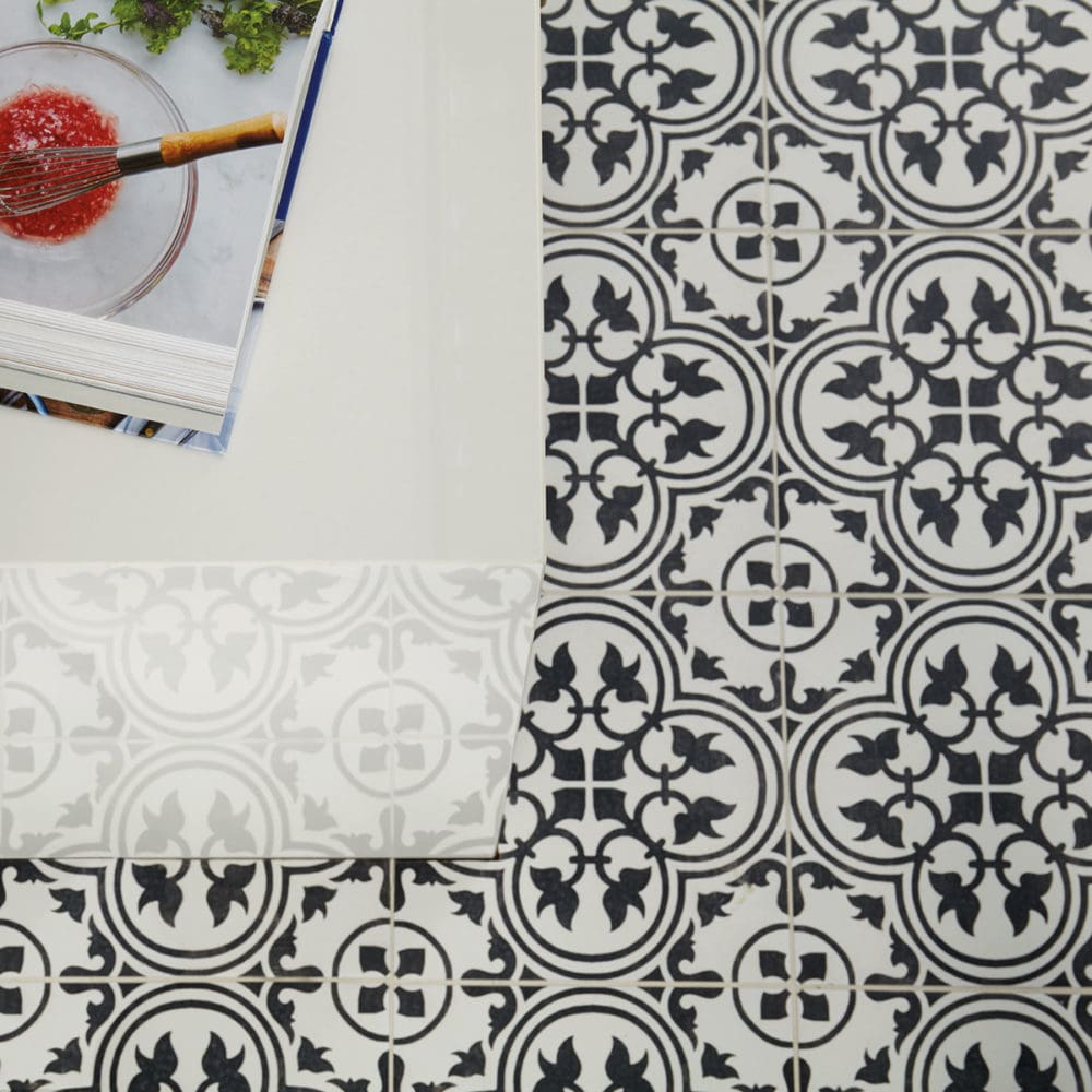 daltile-memior-petal-black-tile Daltile Memior Petal Black Tile