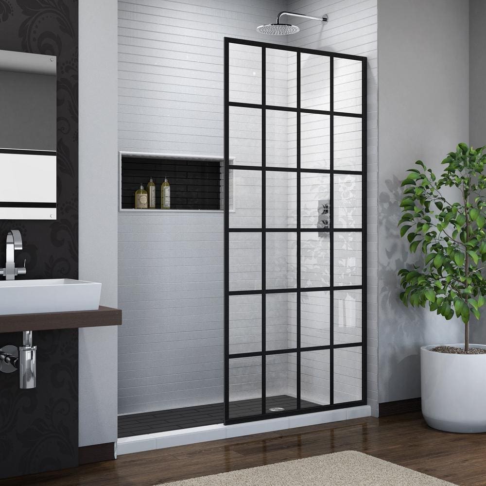 dreamline-alcove-shower-doors-shdr-3234721-89-64_1000 Matte Black Fixtures in Dreamline Alcove Shower Doors