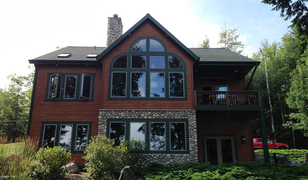 full-walkout Home with a full exposure lot