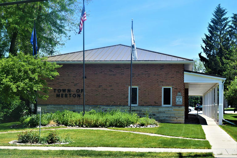 Exterior of Merton Town Hall