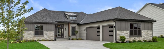 exterior of The Lexi model home with included standard inclusions