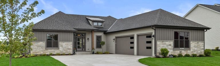 exterior of The Lexi model home with included standard inclusions