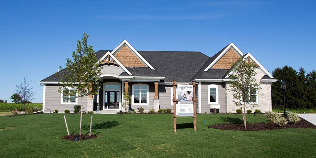 The Alyssa Front Exterior by Demlang Builders