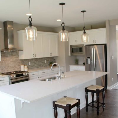 The Emerson model kitchen interior view