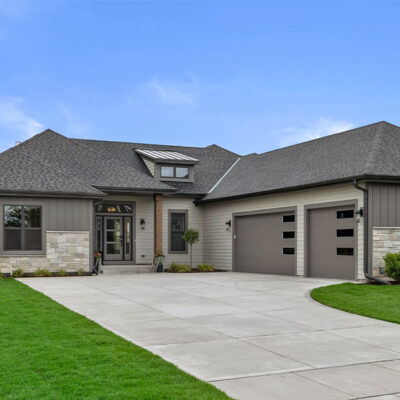 Parade of Homes model, The Lexi, outdoor front exterior.